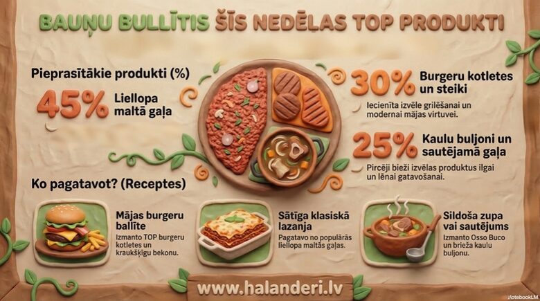kur pirkt liellopa gaļu Rīgā