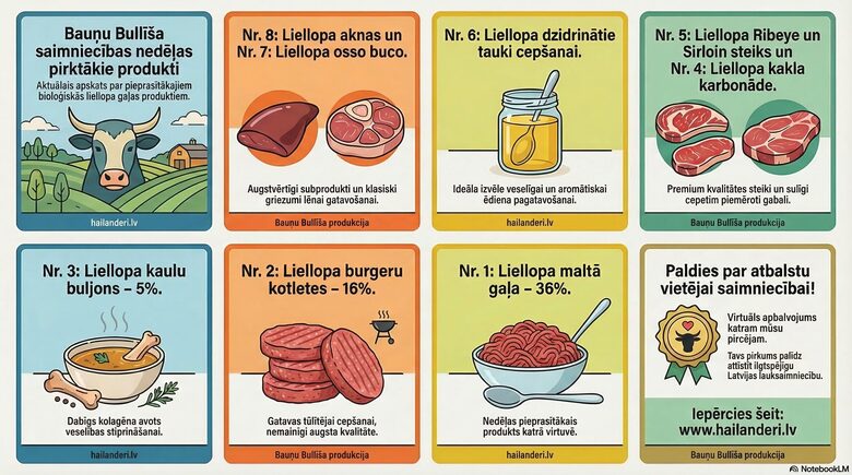 kur pirkt liellopa gaļu Rīgā